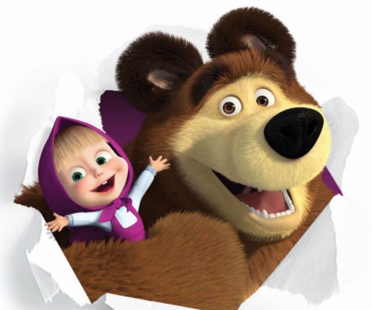 Мульт герои Маша и медведь