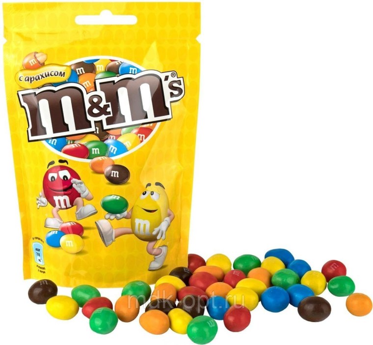 Драже m&m's с арахисом 130 г