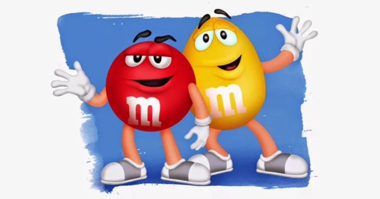 Красный m m's