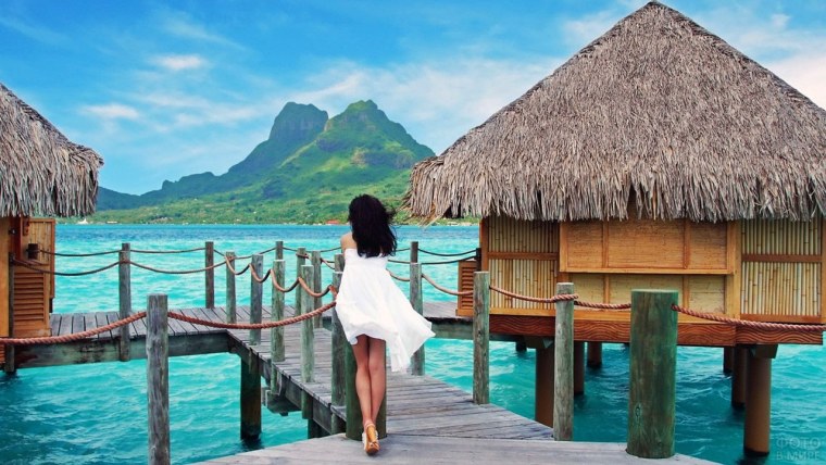 Тропический остров Бора Бора