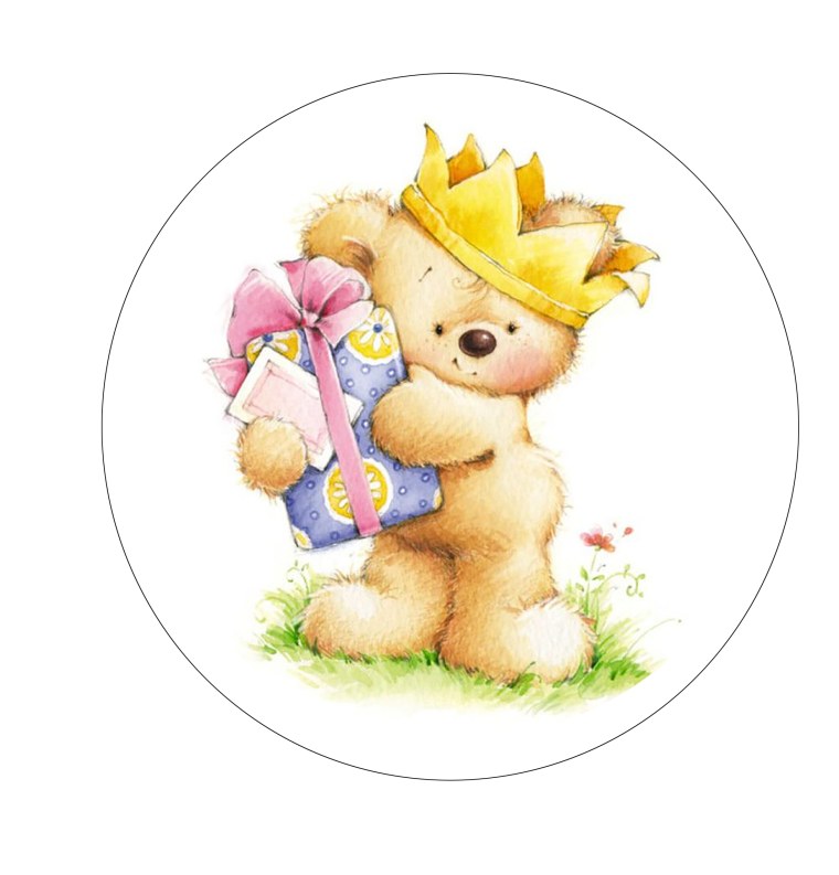 Вафельная печать с юбилеем