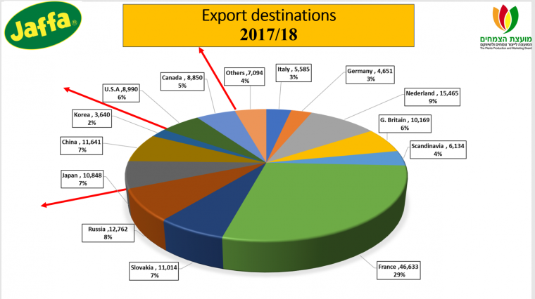Структура экспорта Израиля