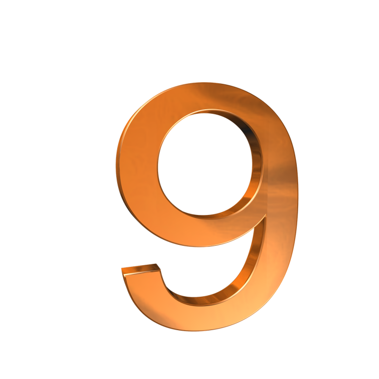 Изображение цифры 9