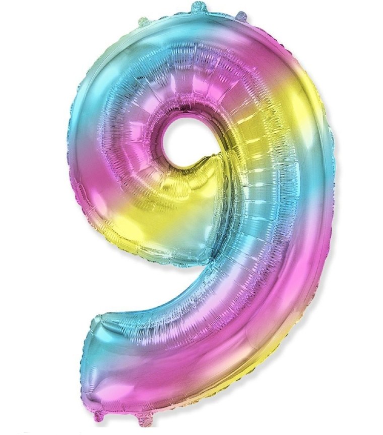 1207-3404 К цифра 540 Радуга металлик