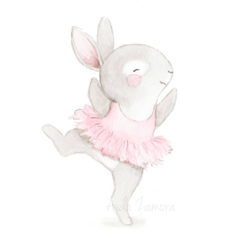 Aida Zamora иллюстрации балерина