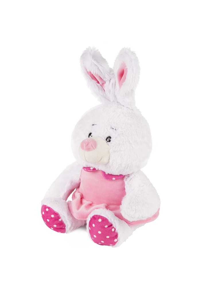 Зайка 20 см 681802 розовый