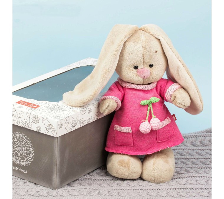 Мягкая игрушка Зайка ми Вишенка 25 см