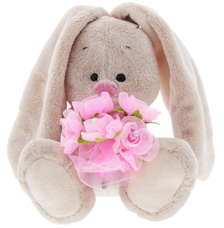 Мягкая игрушка Зайка розовый
