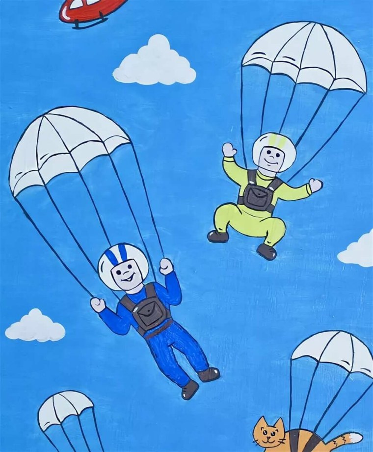 Парашют рисунок