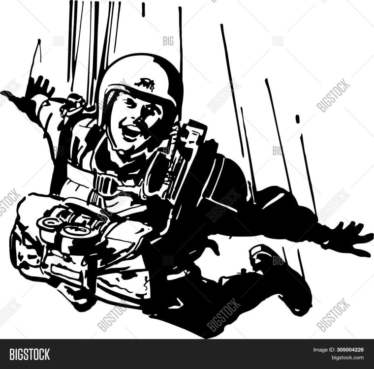 Десантник вектор