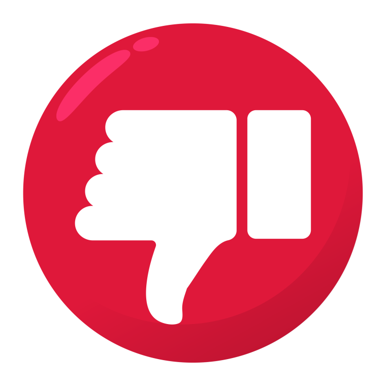 Стикер дизлайк