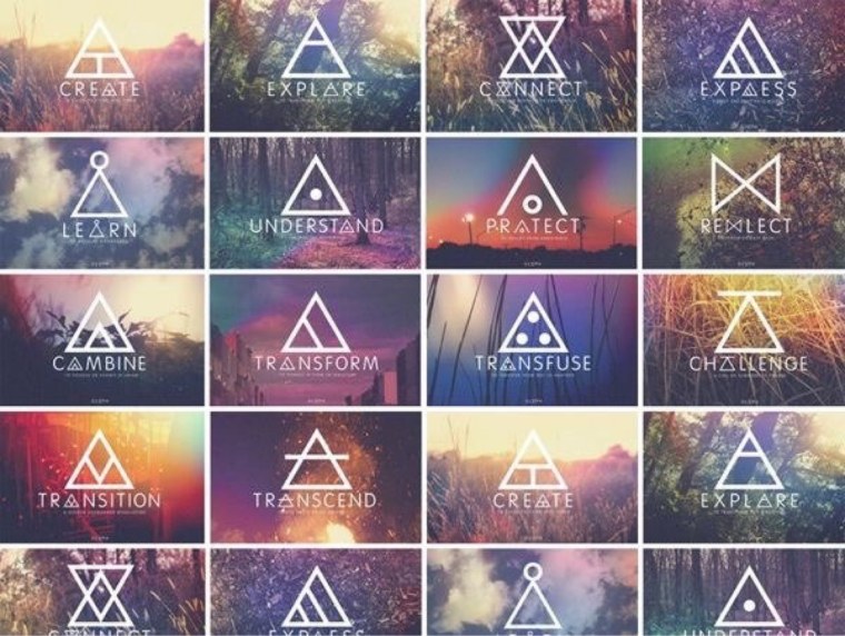 Символ в виде треугольника