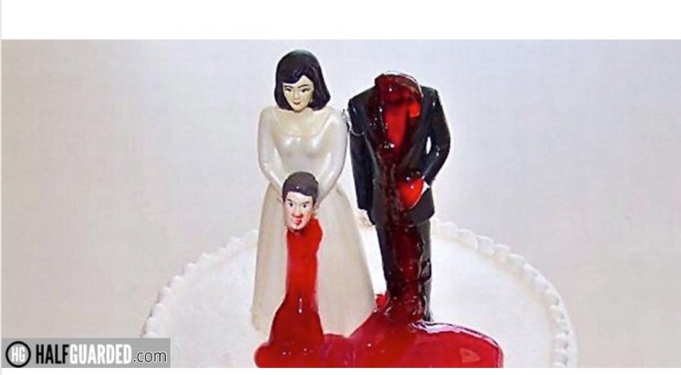 Торт на свадьбу хрен разведемся