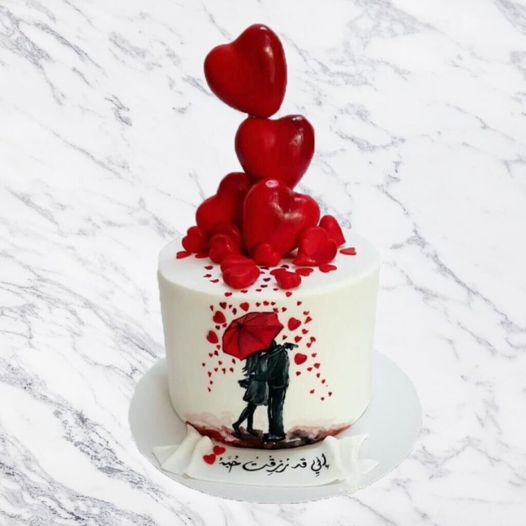 Торт намгодовщину свадьбы