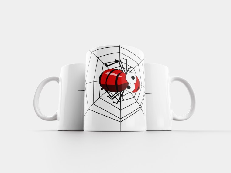 Фотосессия где в чашке паук