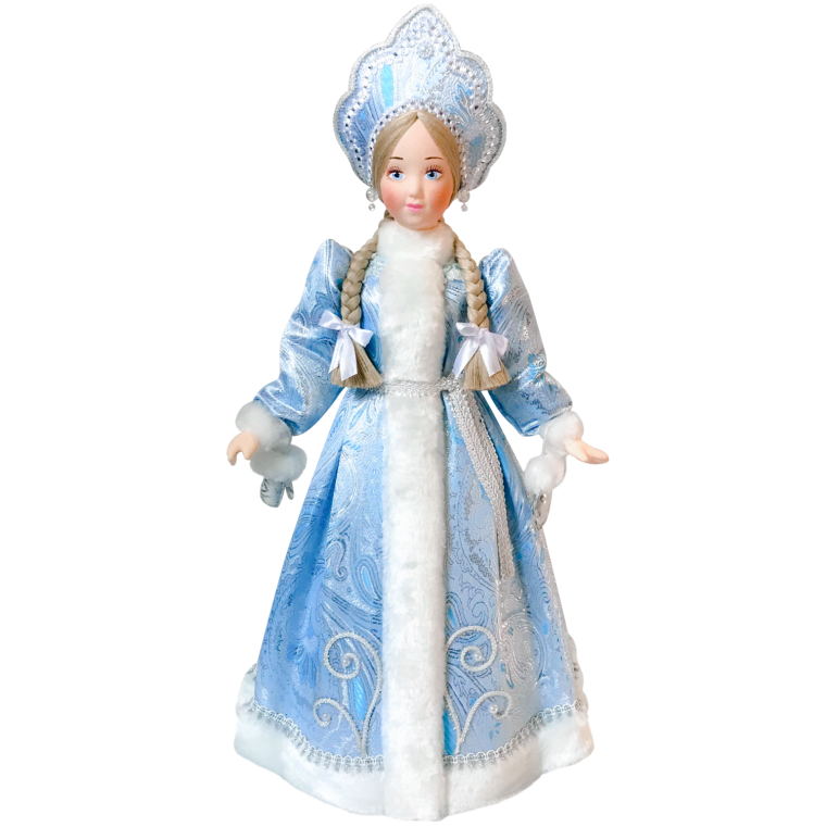 Мультяшная Новогодняя девушка