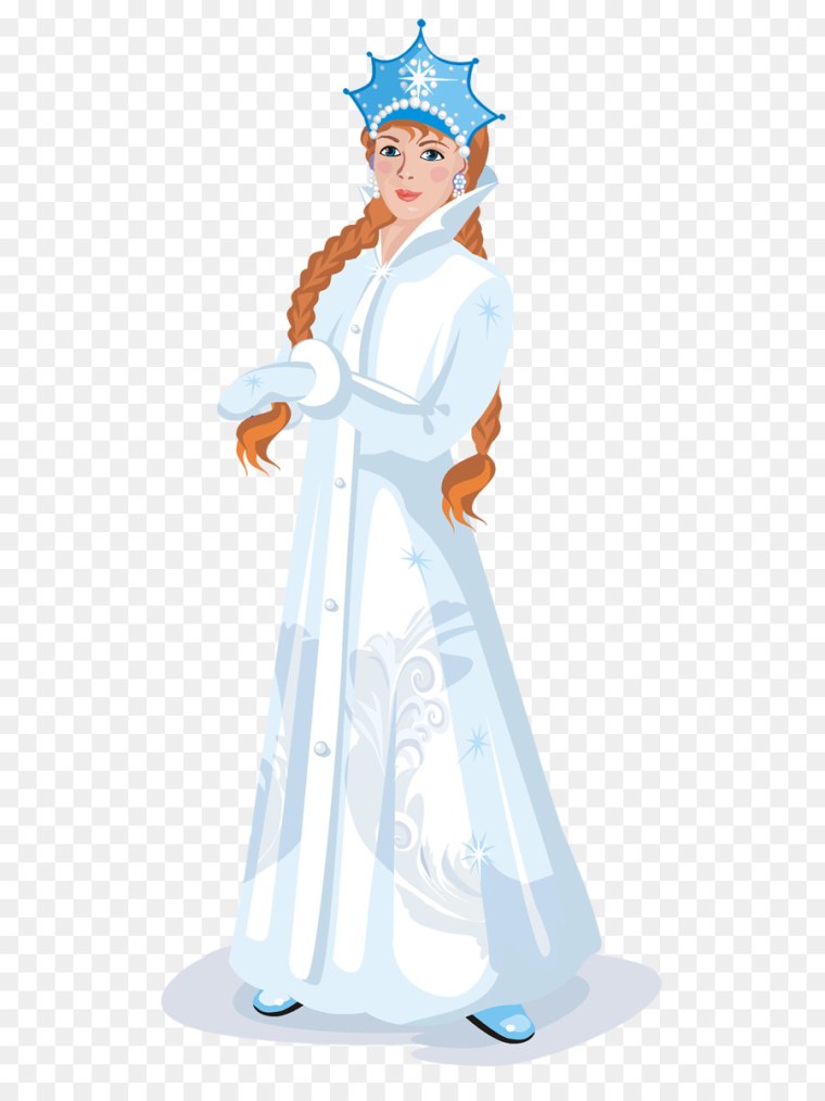 Снегурочка картинка на прозрачном фоне