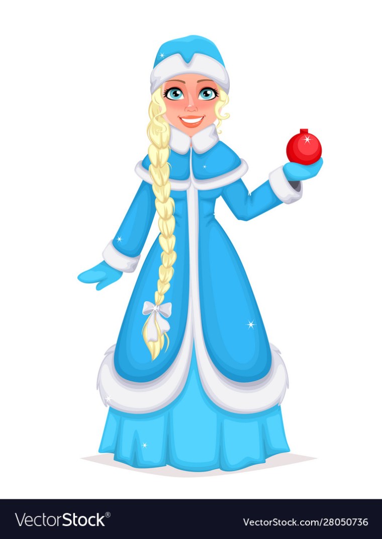 Снегурочки на прозрачном фоне