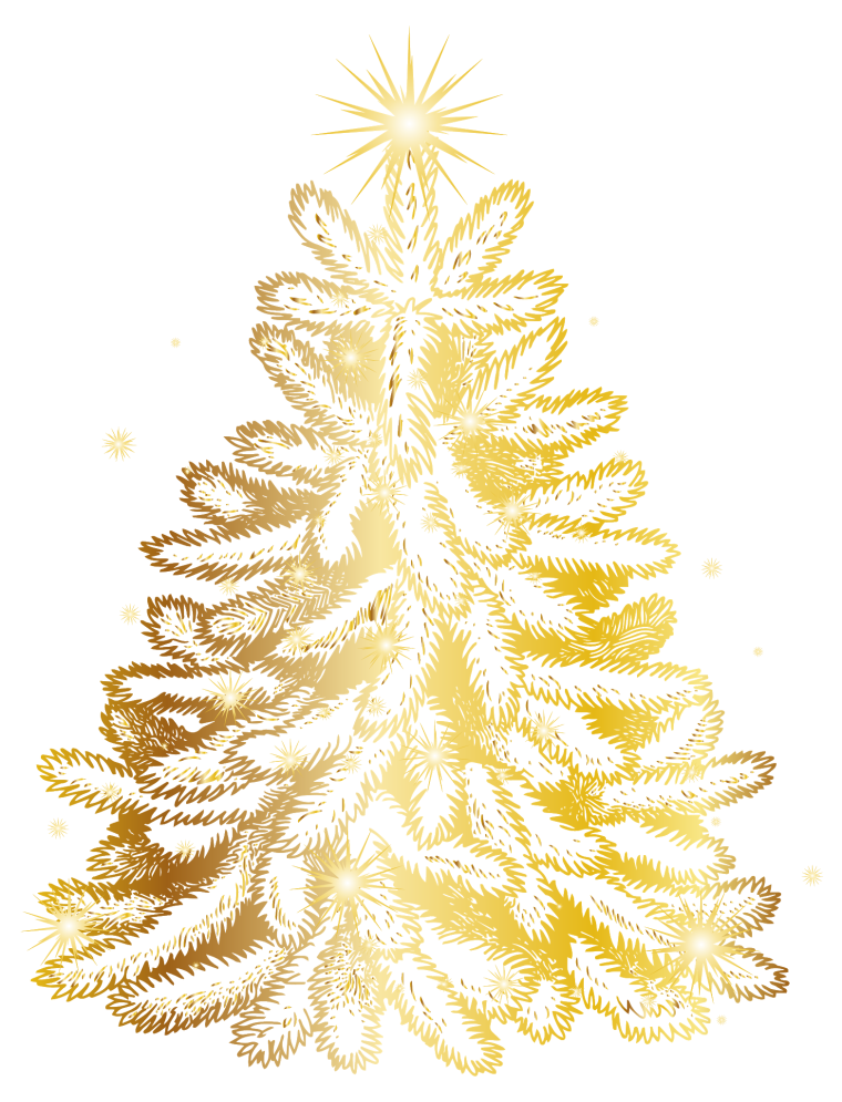 Абстрактная елка на прозрачном фоне