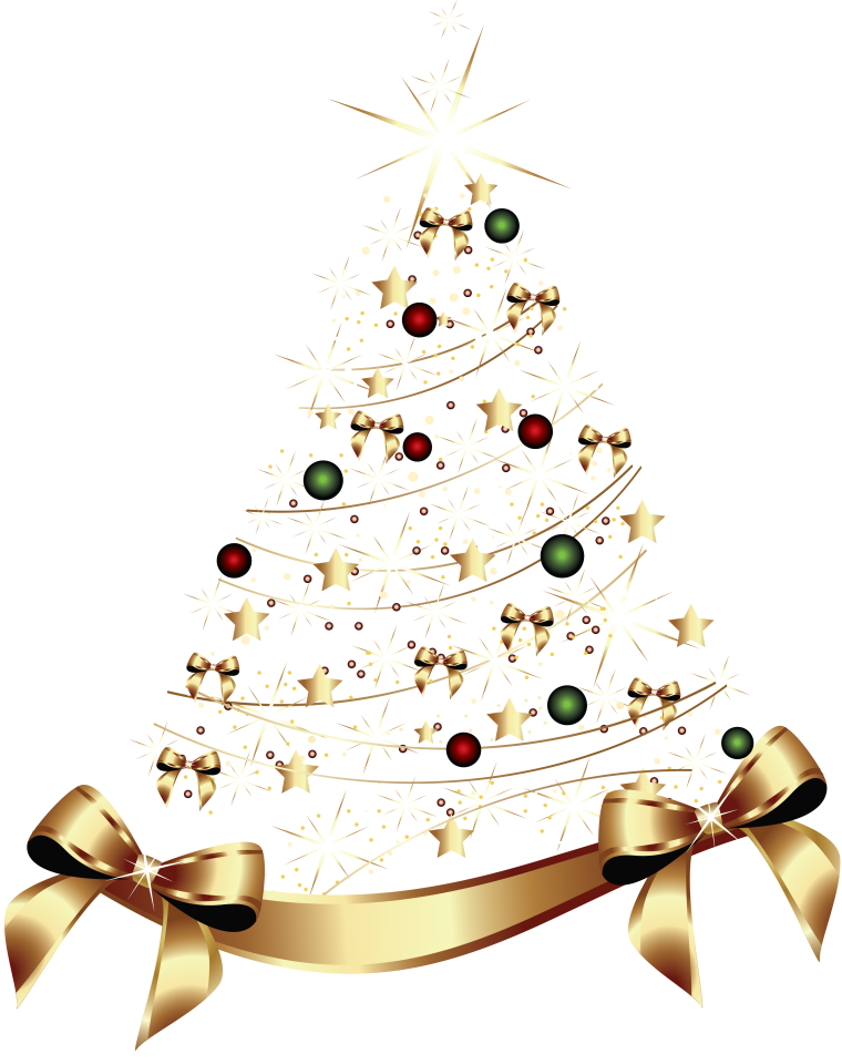 Новогодняя елка без фона