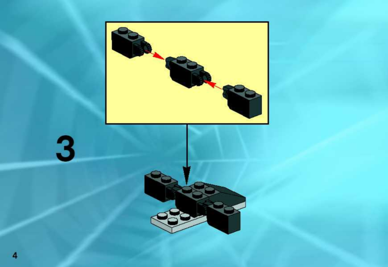Лего 1374 зелёный Гоблин 2002