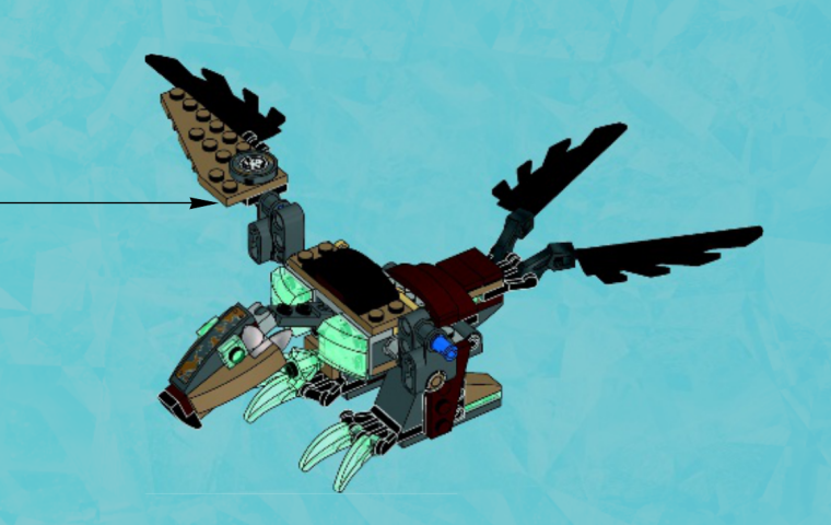 Лего 70141 ледяной планер Варди