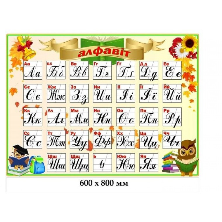 Алфавит стенд