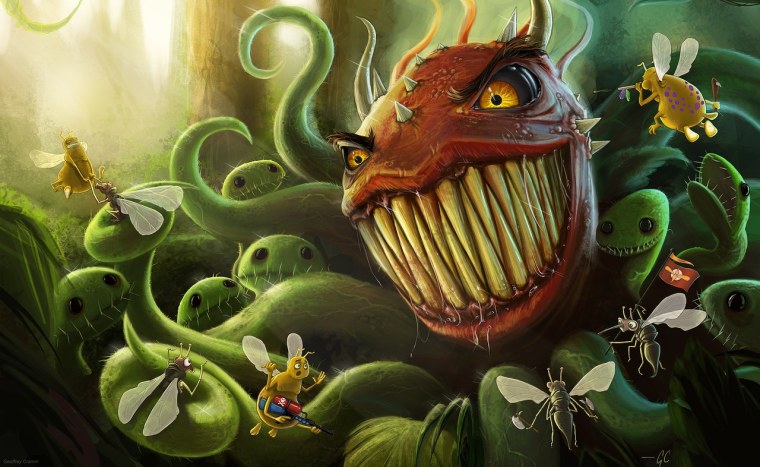 Венерина мухоловка vyjcnh