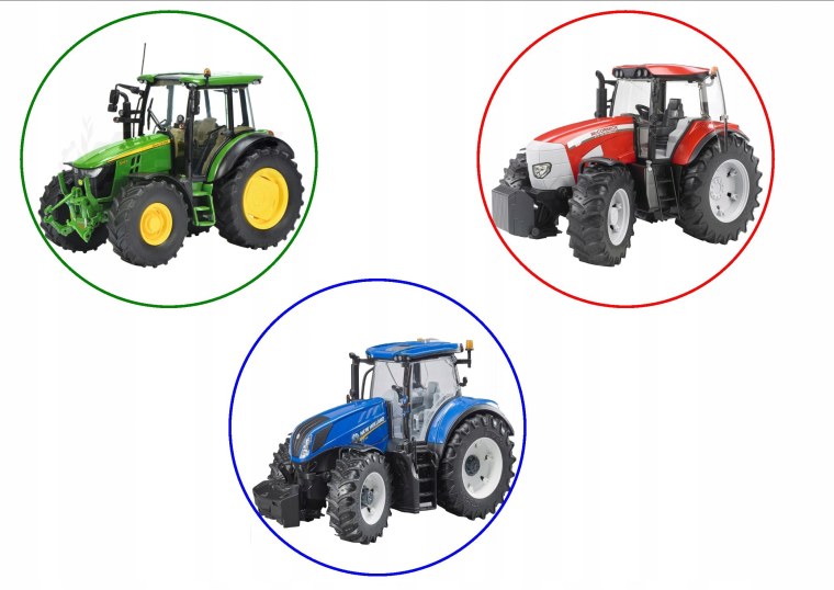 Торт с картиной трактором