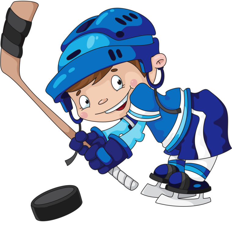 Хоккеист мультяшный