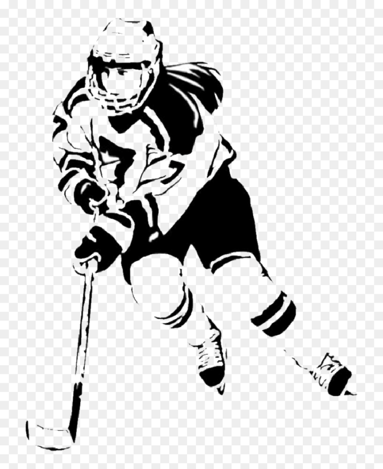 Хоккеист векторный