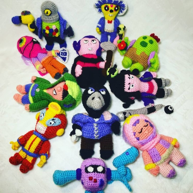 Вязаные игрушки Brawl Stars