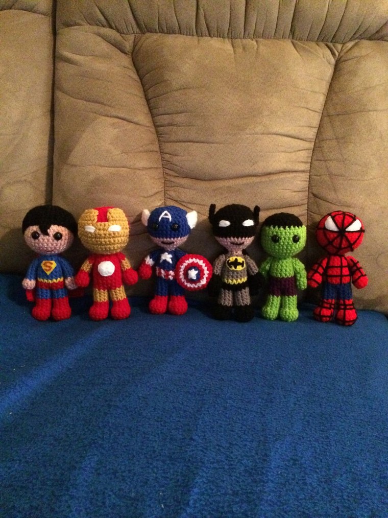 Супергерои Марвел амигуруми