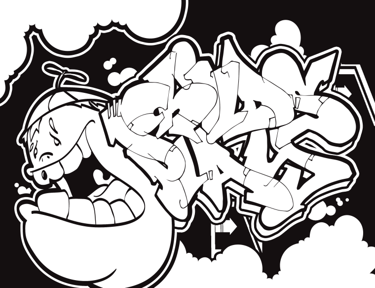 Символы в стиле граффити