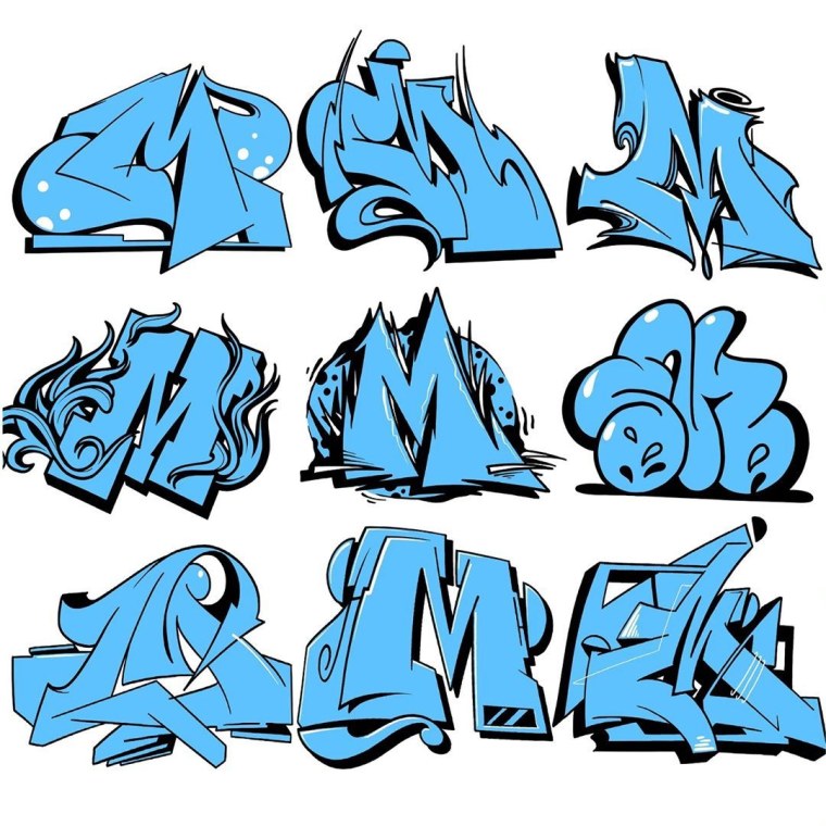 Разные стили граффити