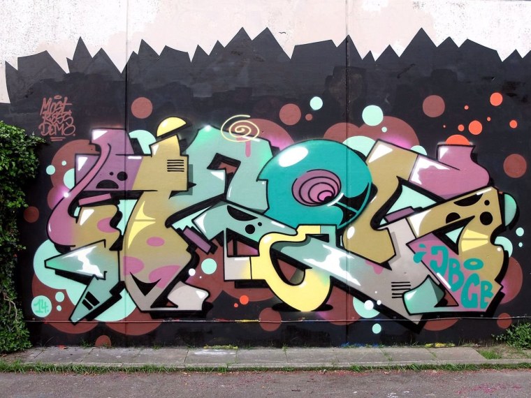 В стиле граффити