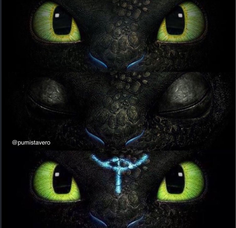 Глаза ночной фурии