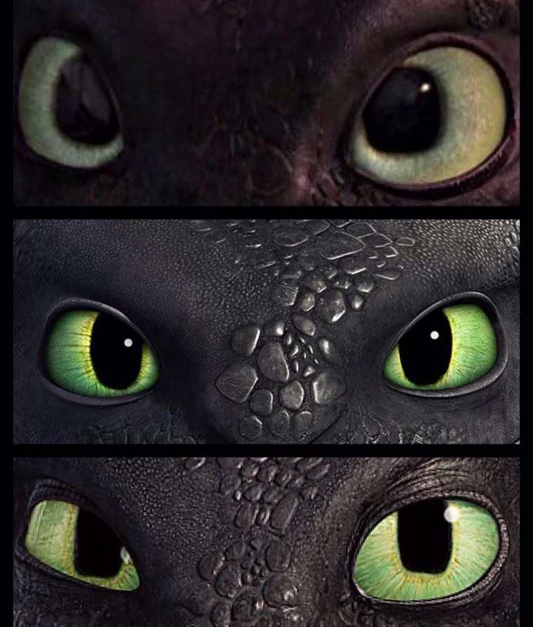 Глаза дракона ночная фурия