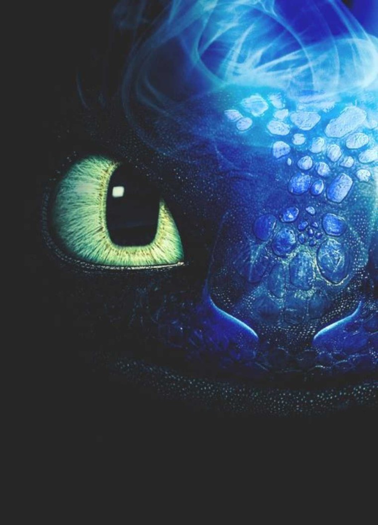 Беззубик дракон глаза