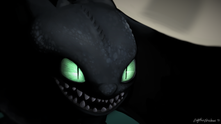 Ночная фурия дракон злой