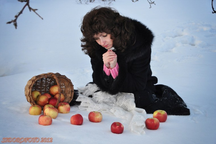 Яблоки на снегу