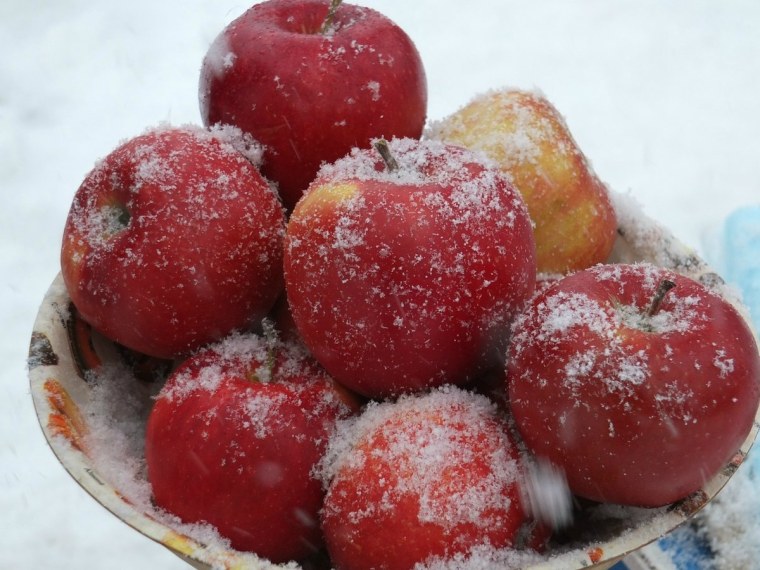 Снежные яблоки рецепт