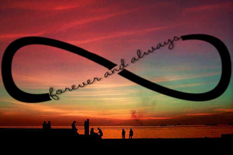 Знак бесконечности я тебя люблю