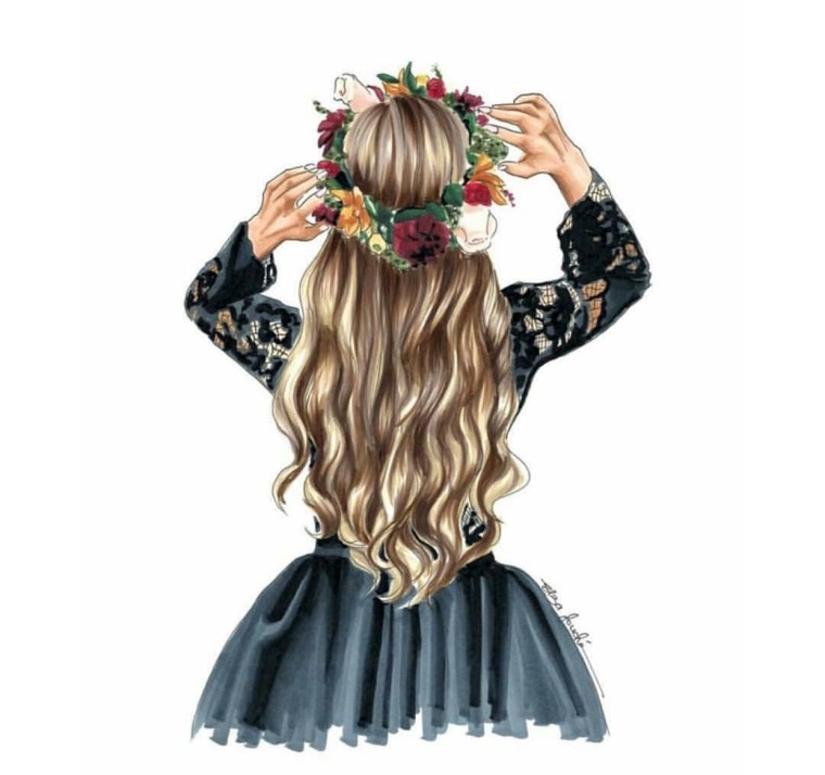 Девушка в венке