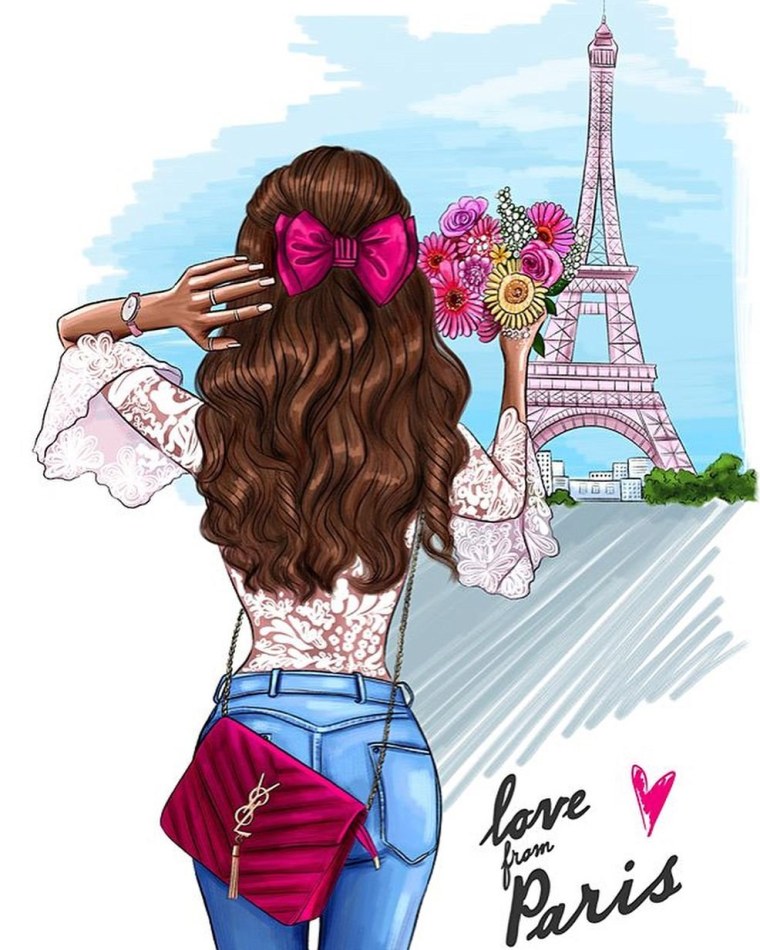 Девчачьи рисунки