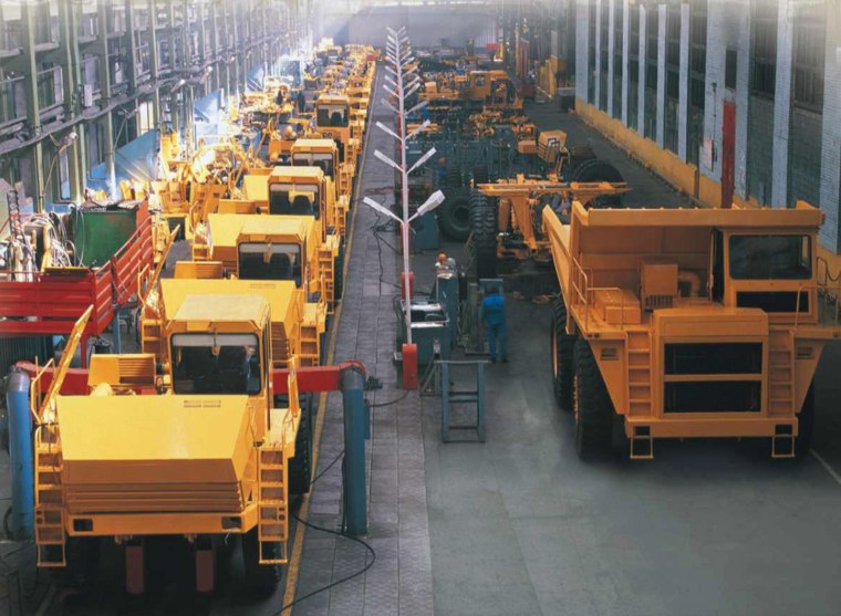 Завод БЕЛАЗ В Белоруссии