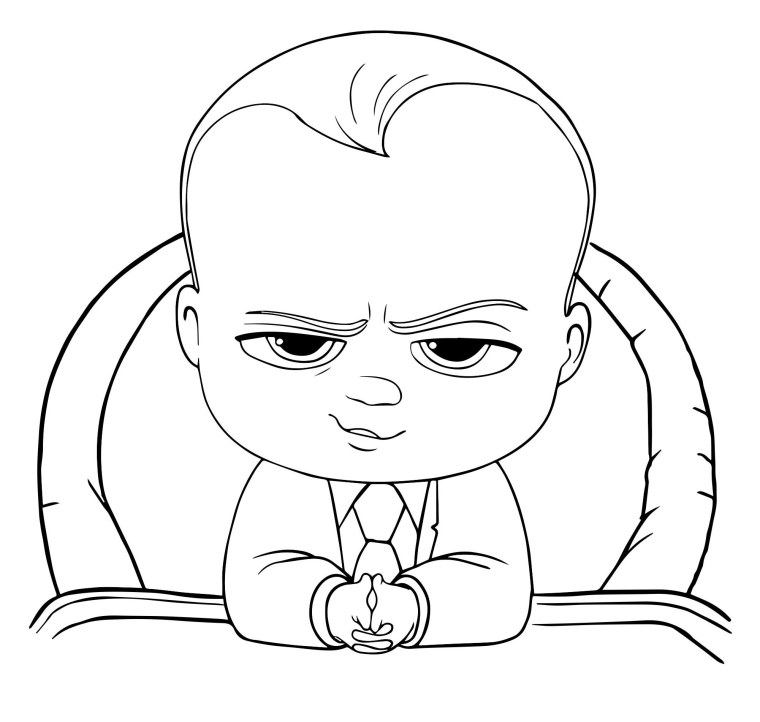 Раскраска босс молокосос 2