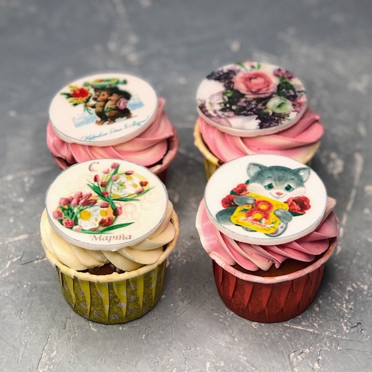 Капкейки и трайфлы на 8 марта