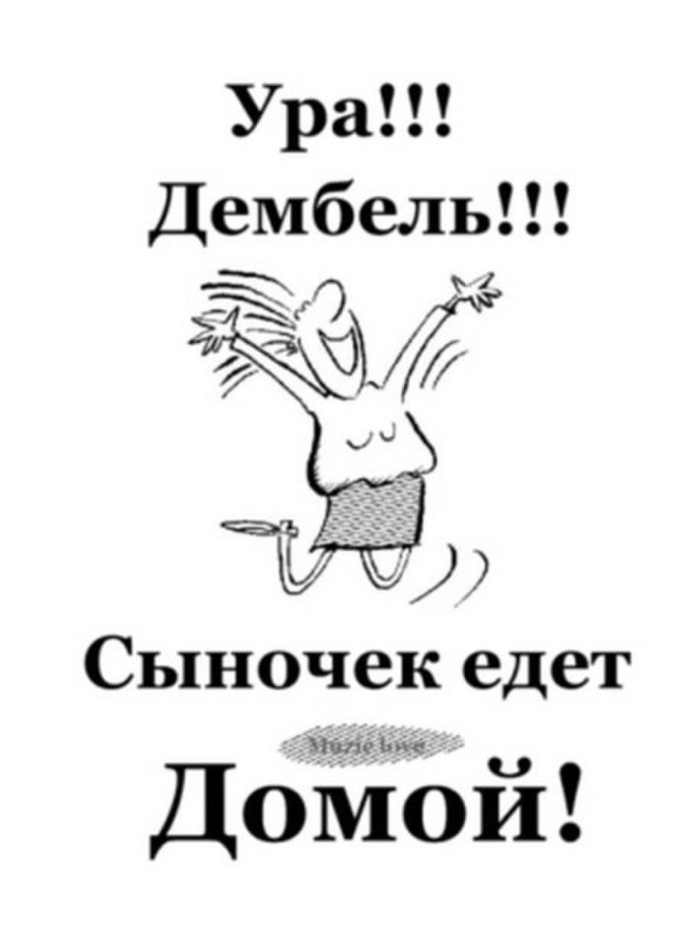 Дембель сыночек едет домой