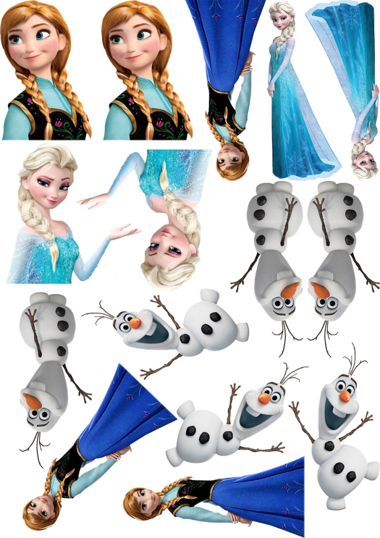 Эльза Холодное сердце сахарная печать